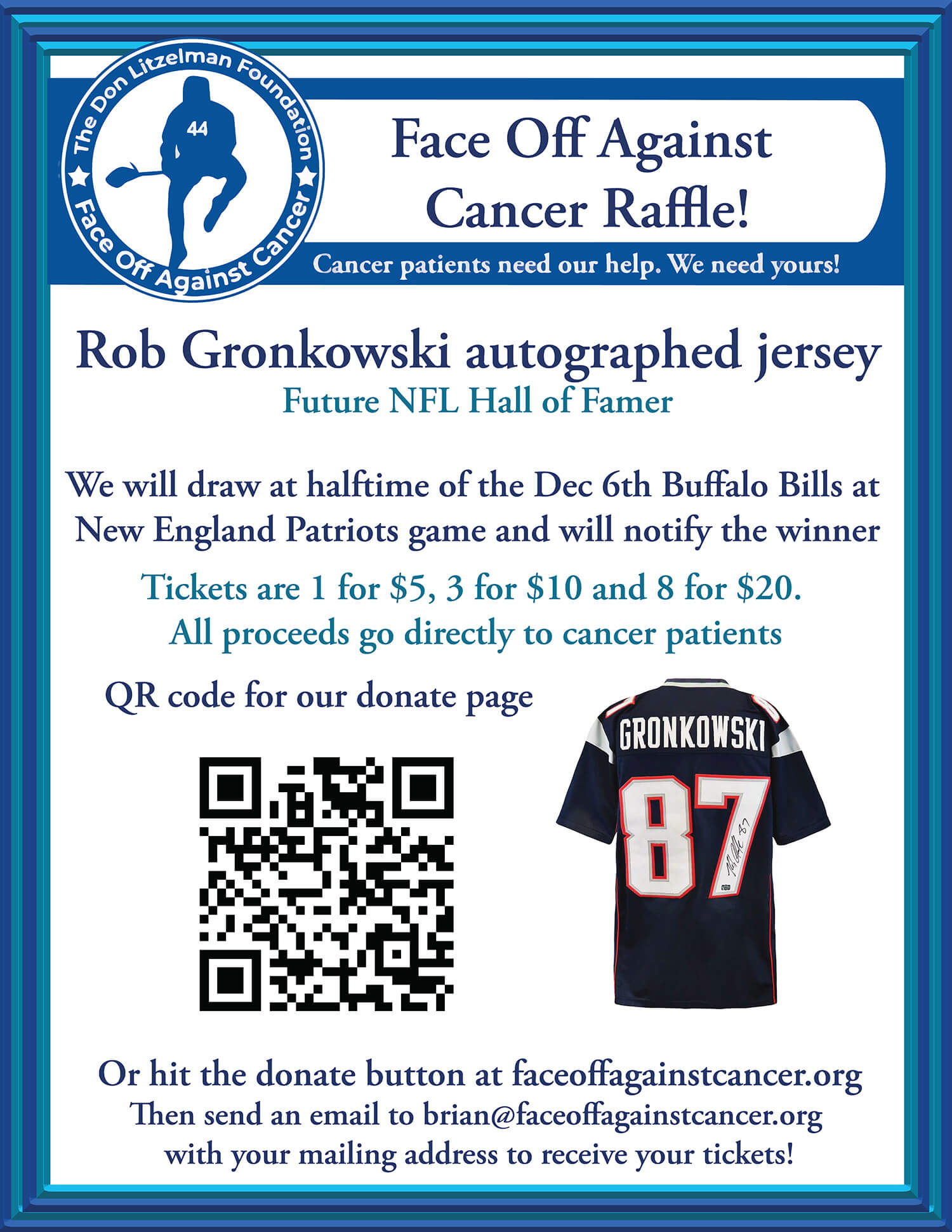 Rob Gronkowski flyer